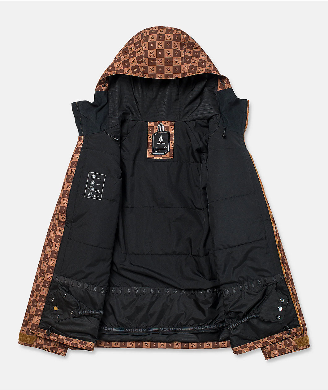 Volcom 2836 Brown 10K Insulated Snowboard Jacket