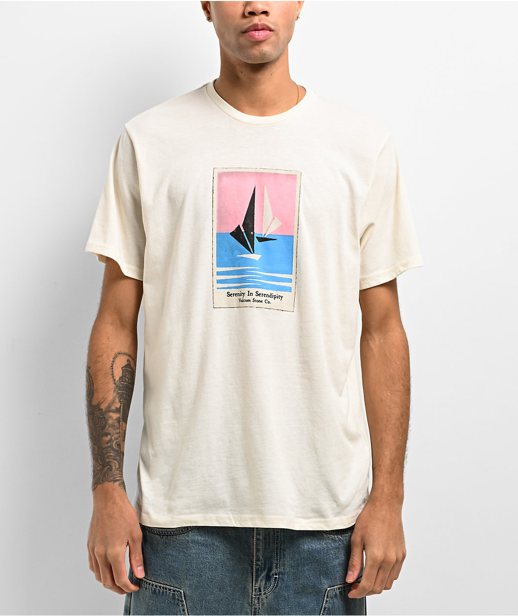 Volcom Catamaran Natural T-Shirt