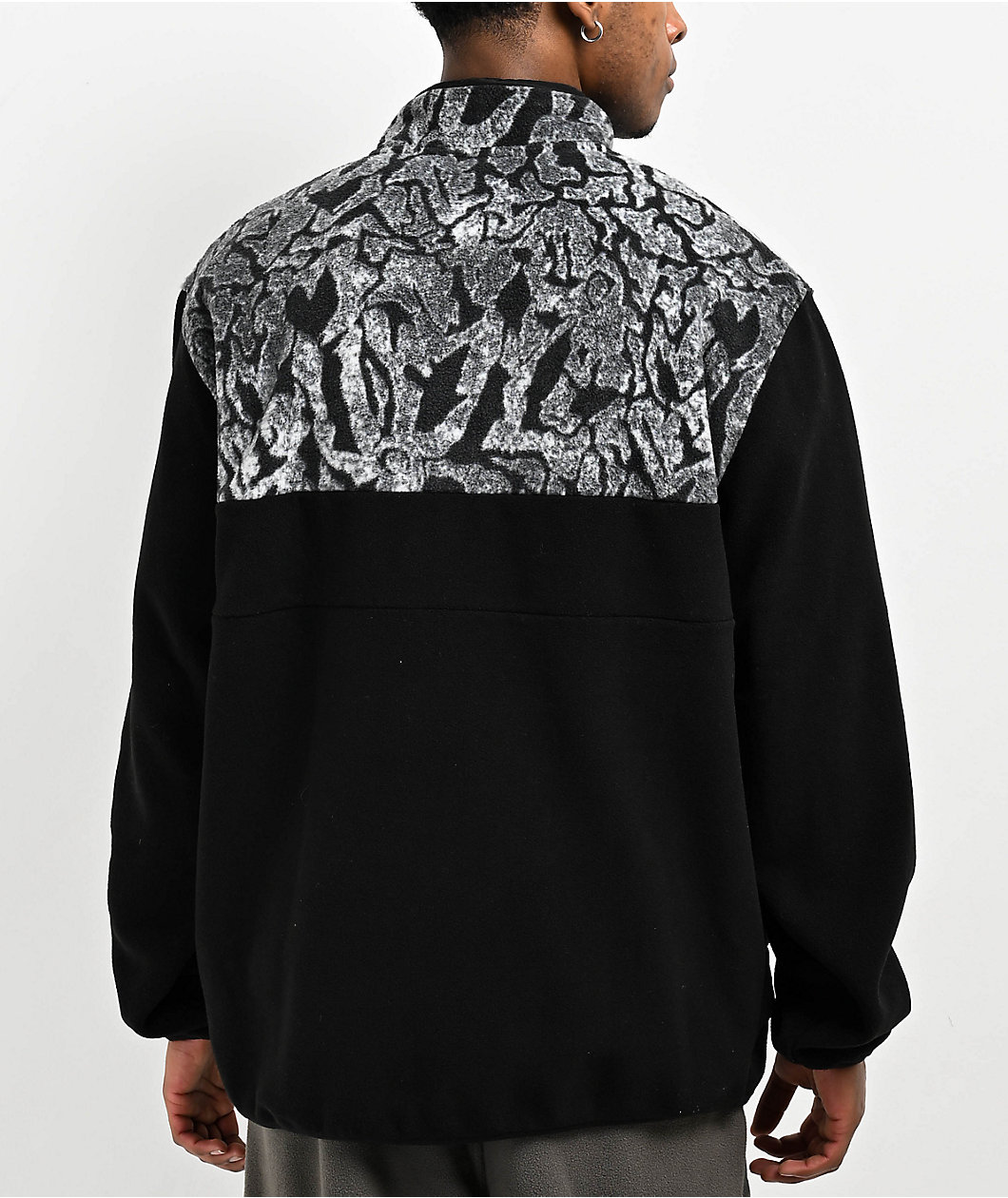 Volcom Error92 Black Fleece Mock Neck Sweatshirt