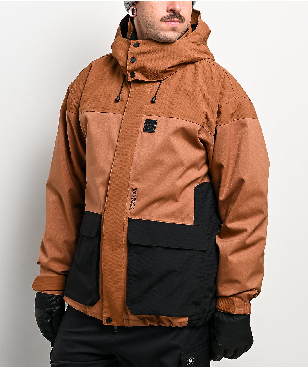 Volcom Kleveland Brown 15K Snowboard Jacket