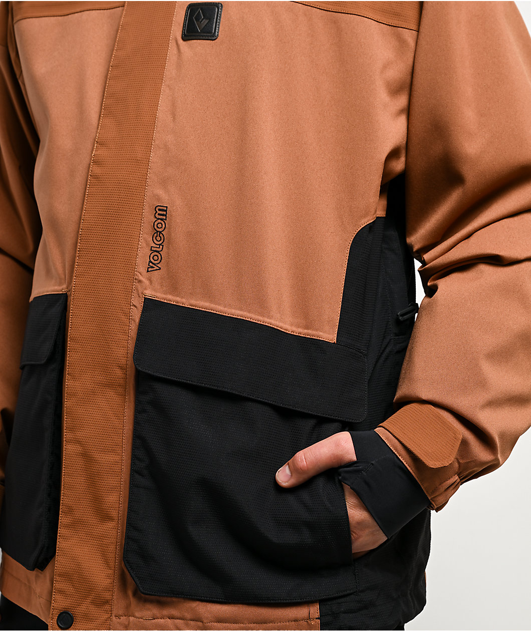 Volcom Kleveland Brown 15K Snowboard Jacket