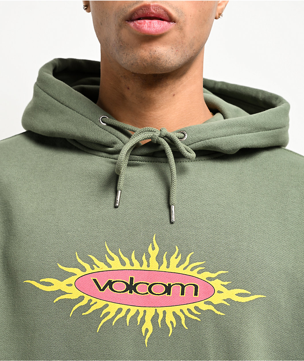 Volcom Nu Sun Green Hoodie