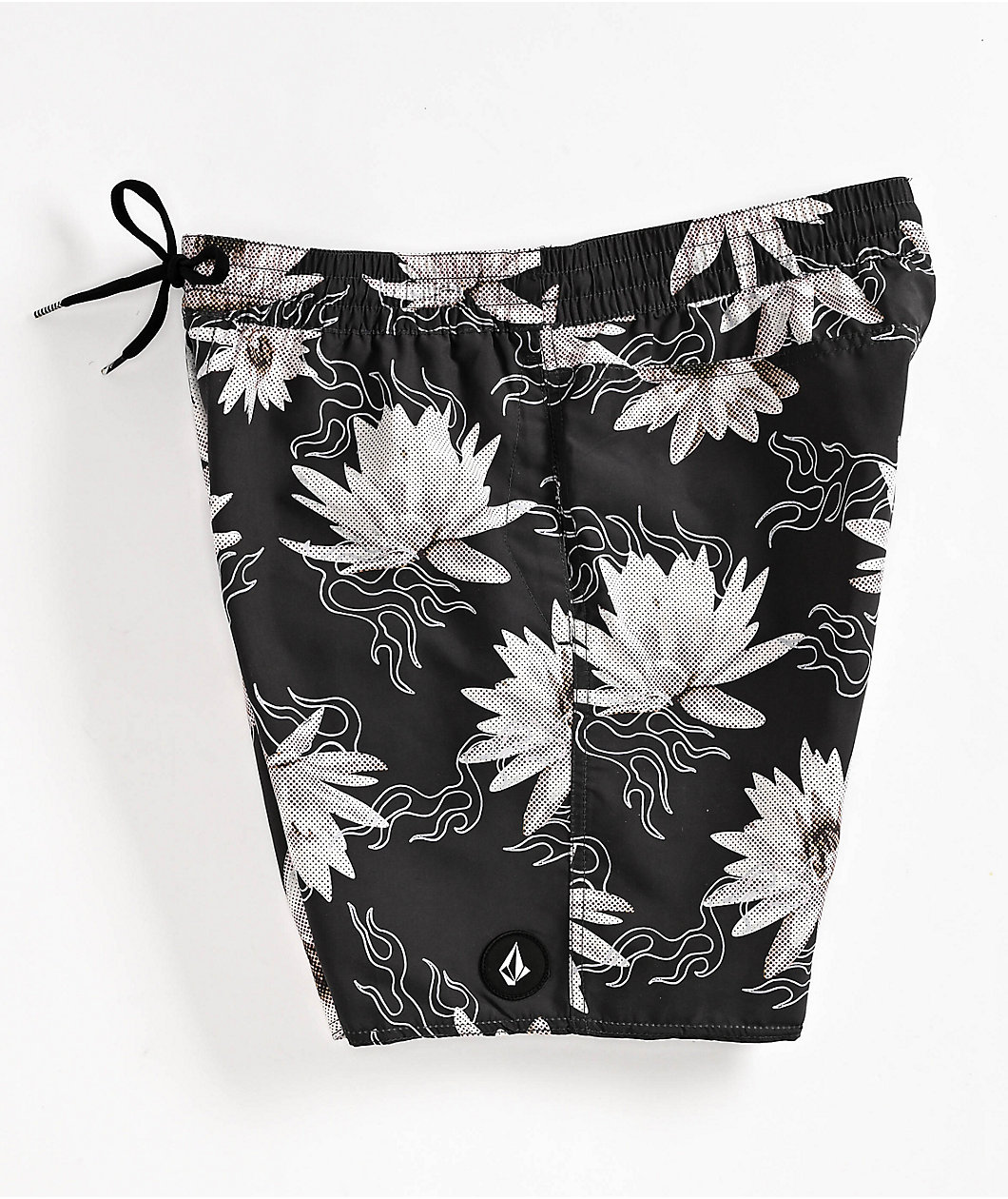 Volcom Polys Cracker Stealth Grey Board Shorts