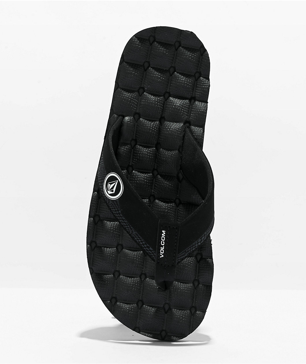 Volcom Recliner Black & White Sandals