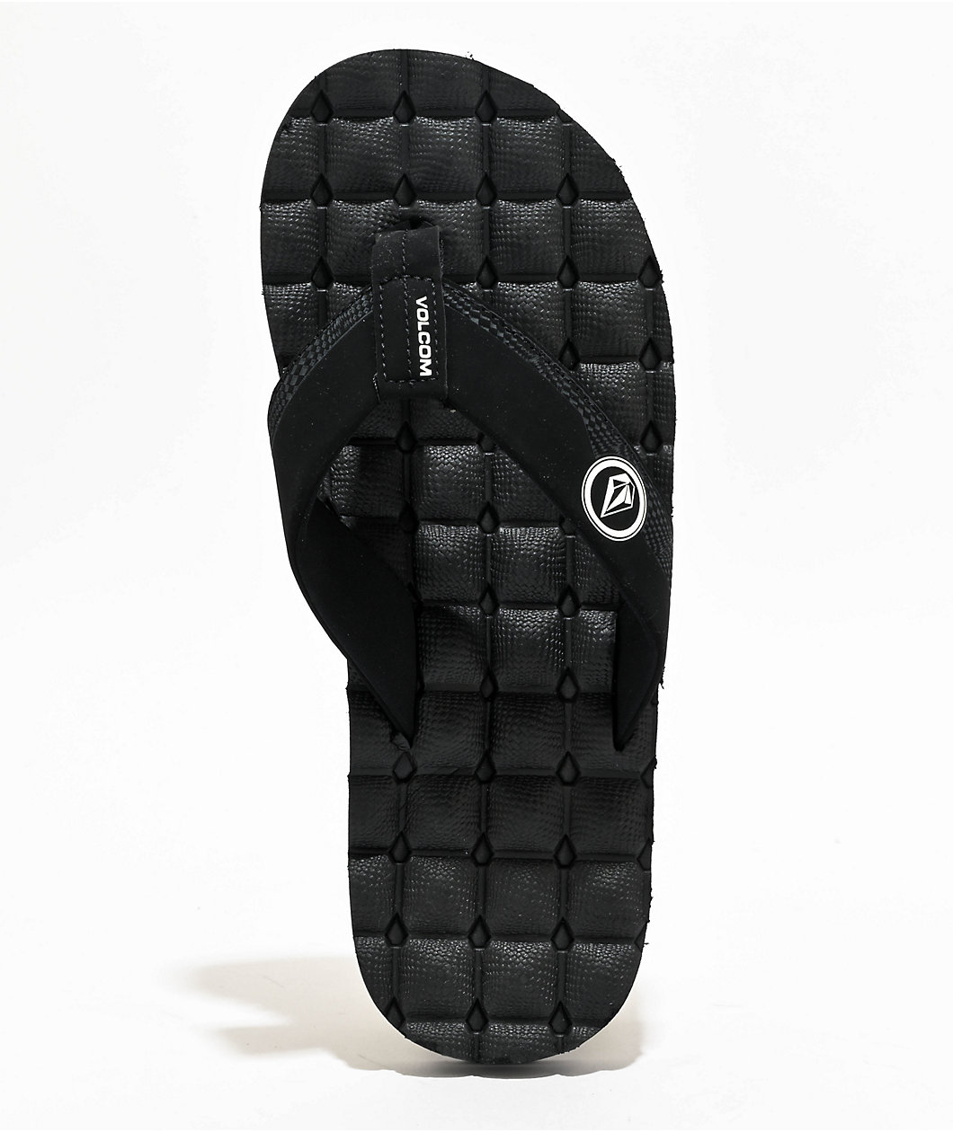 Volcom Recliner Black & White Sandals
