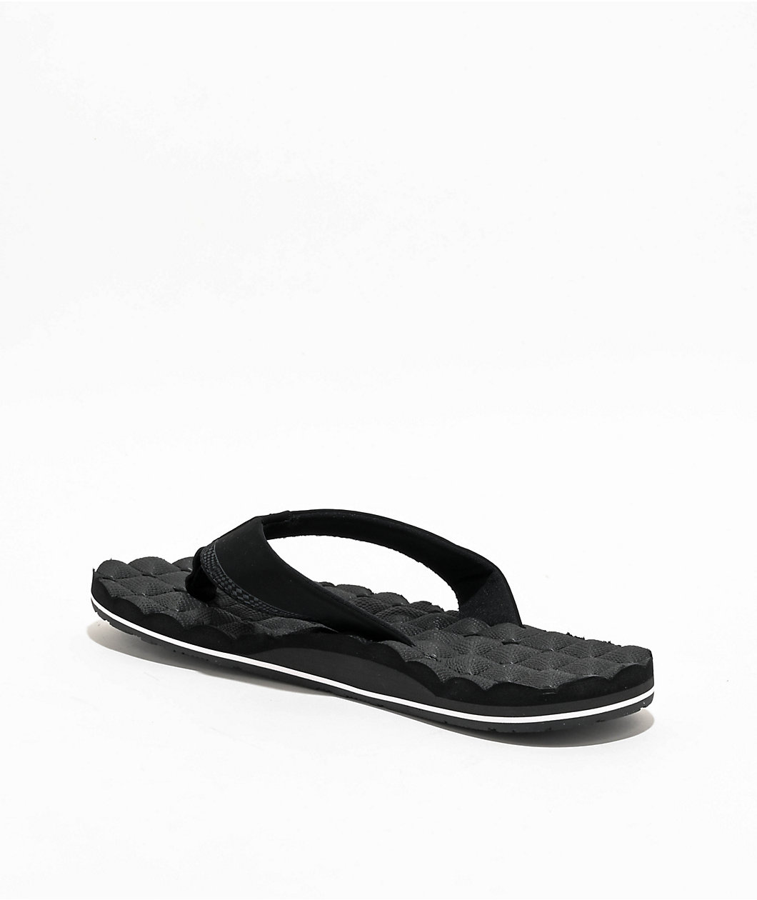 Volcom Recliner Black & White Sandals