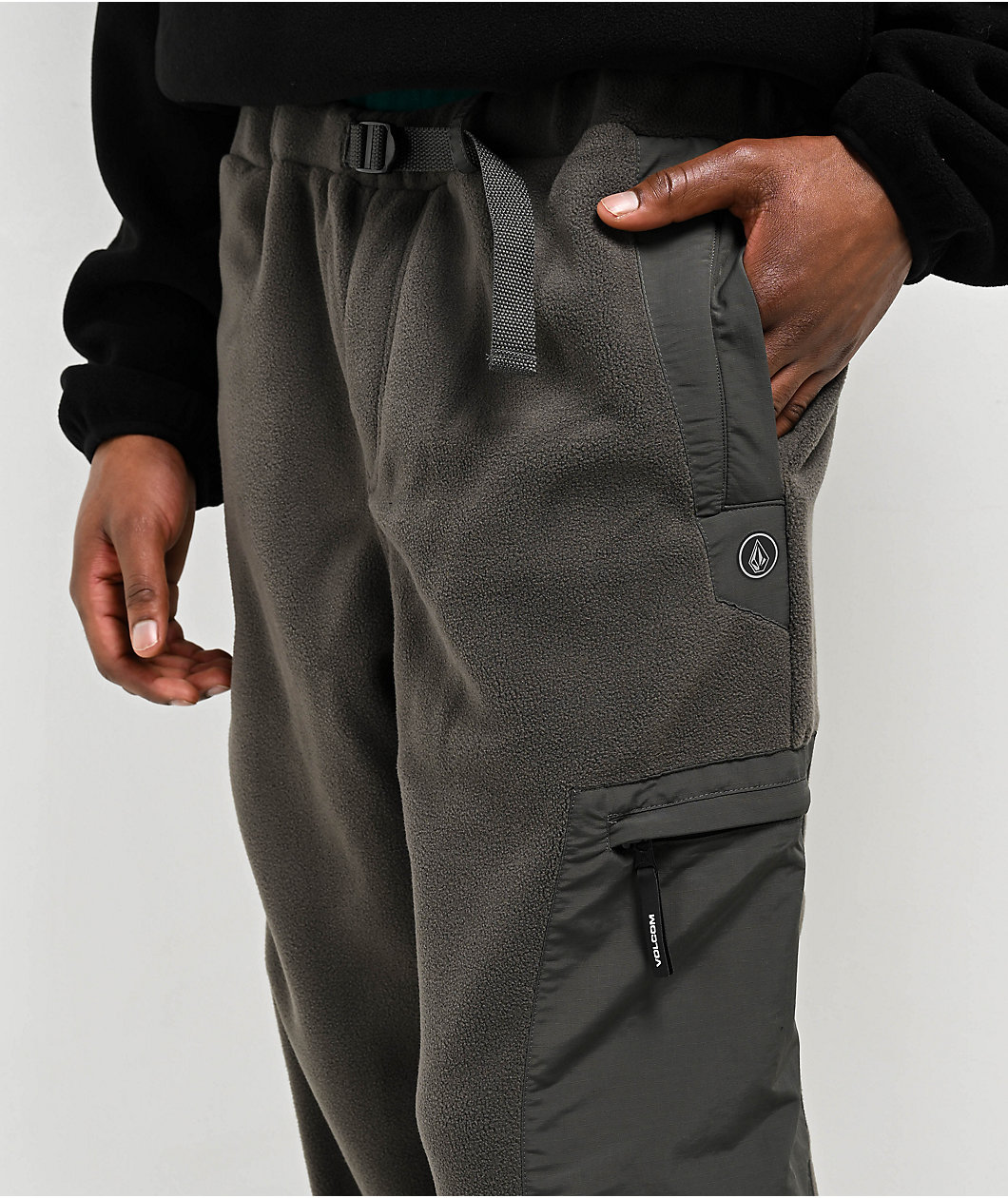 Volcom Storm Stone Grey Micro Fleece Pants