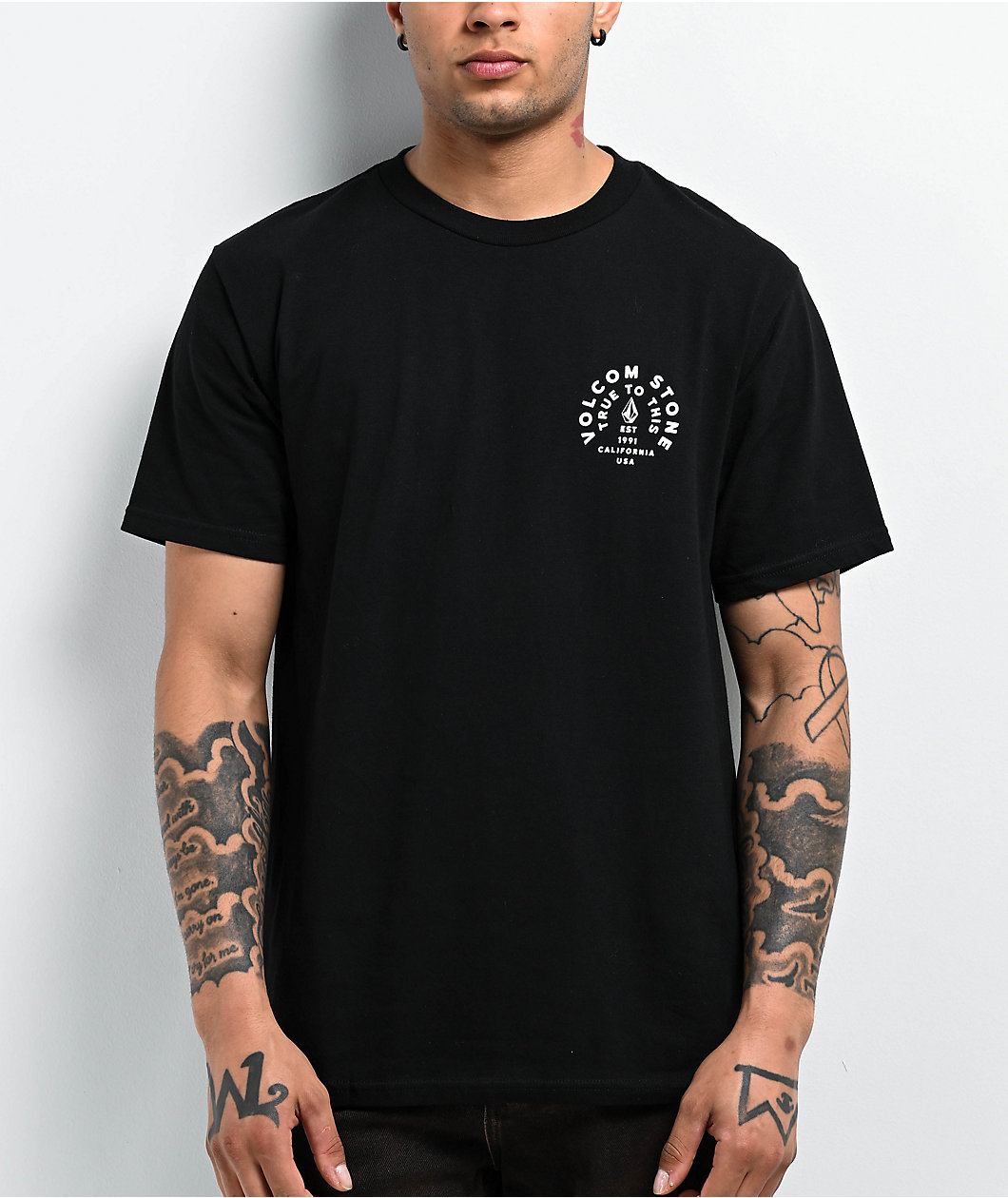 Volcom Tennon Black T-Shirt