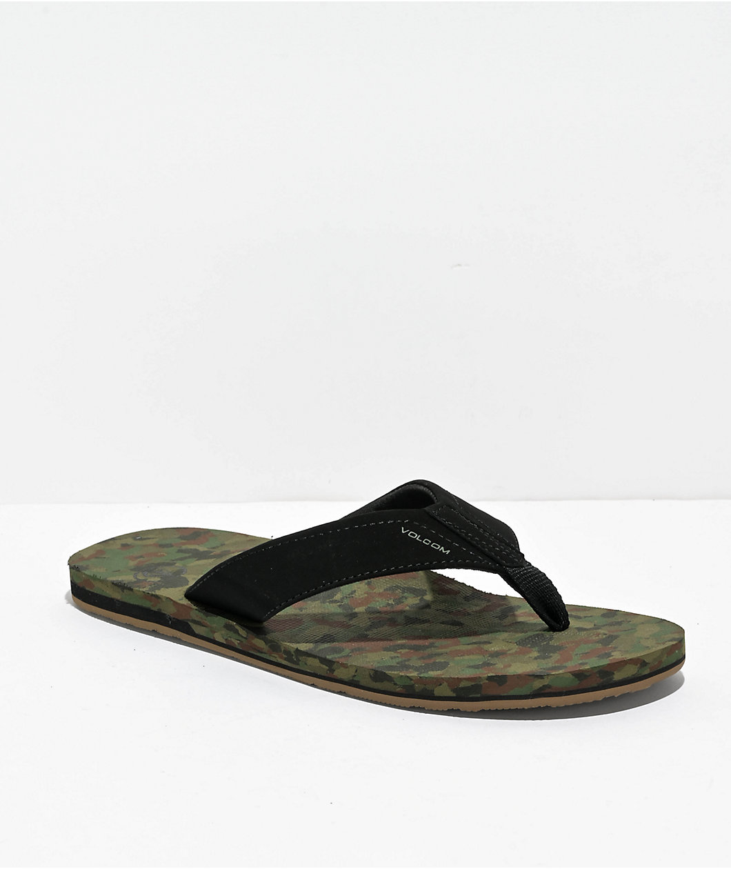 Volcom Victor Dark Camo & Black Sandals