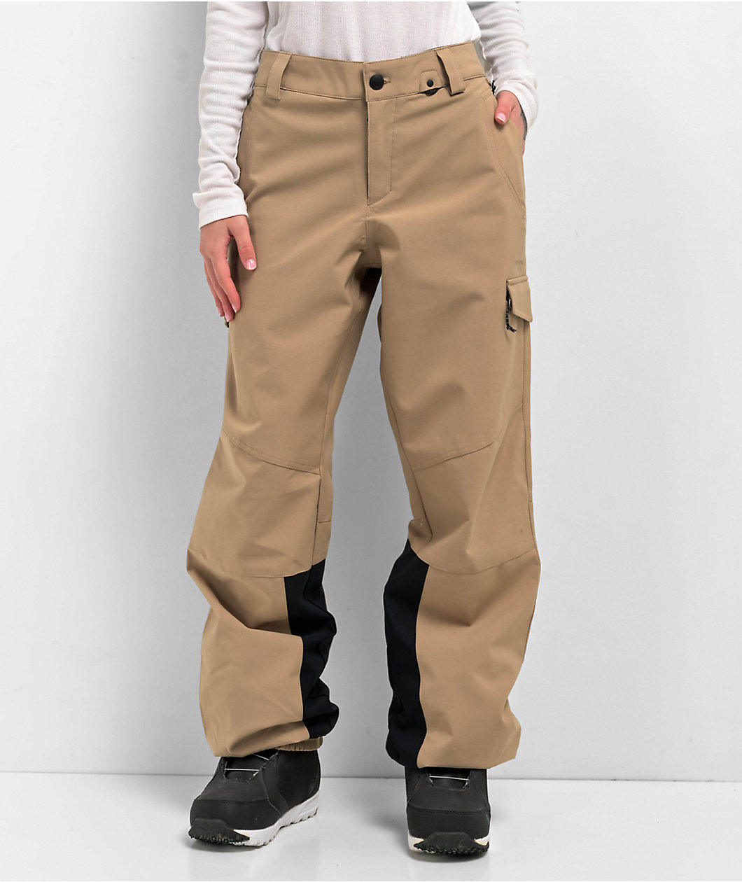 Volcom Wildling Dark Khaki 15K Snowboard Pants