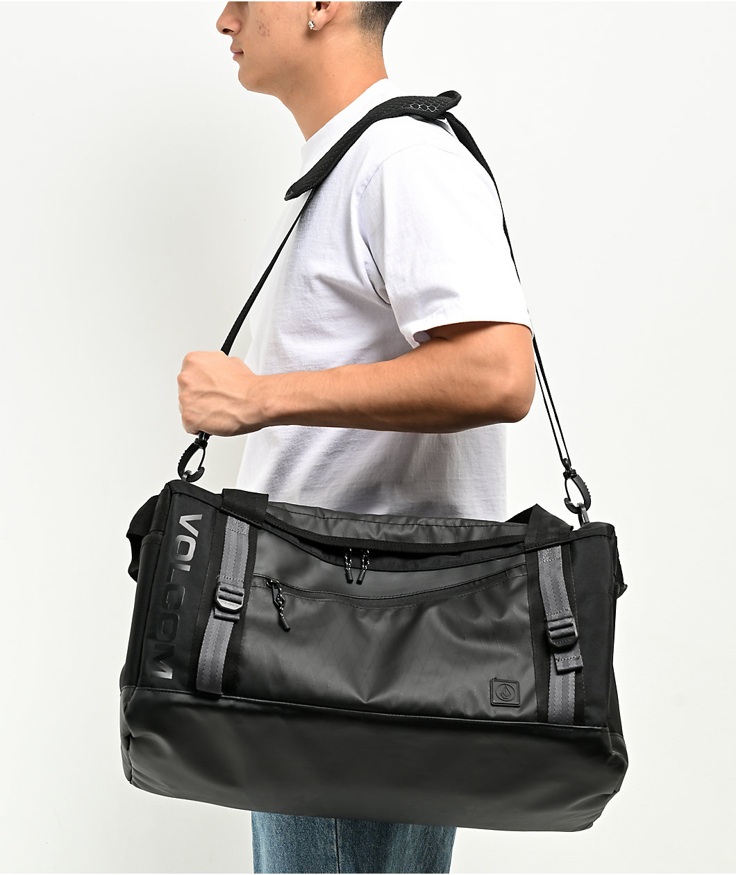 Volcom's Outbound Black Duffel Bag