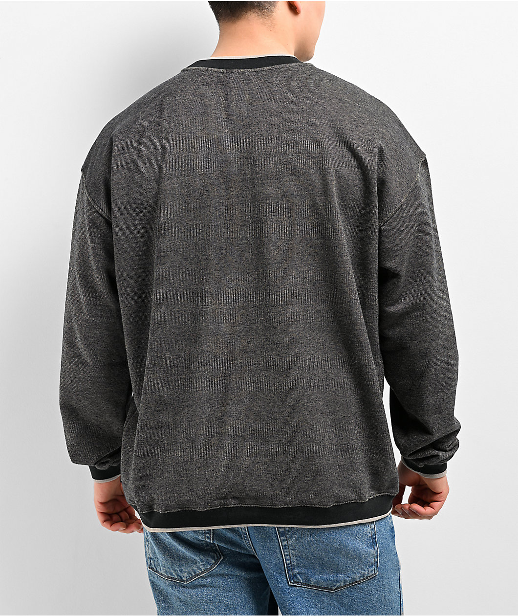 Volcom x Hockey Dad Lemon Heather Crewneck Sweatshirt