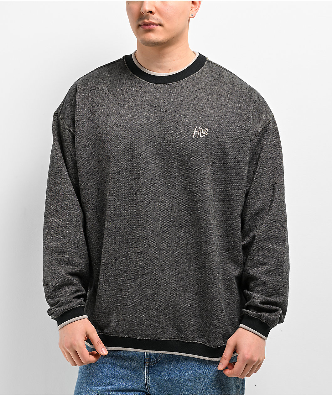 Volcom x Hockey Dad Lemon Heather Crewneck Sweatshirt