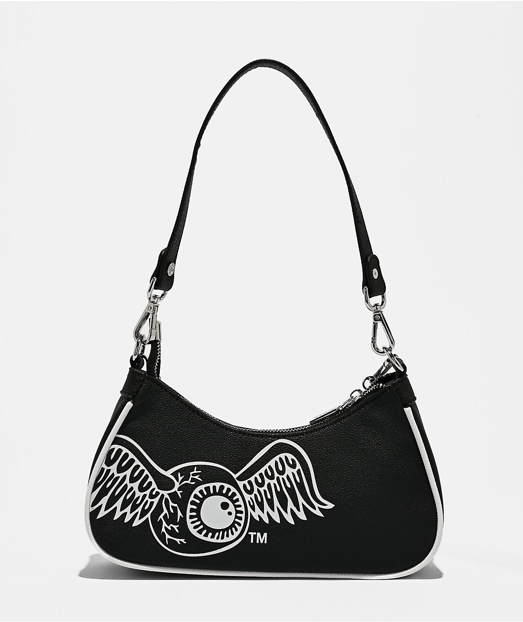 Von Dutch Black & White Shoulder Bag