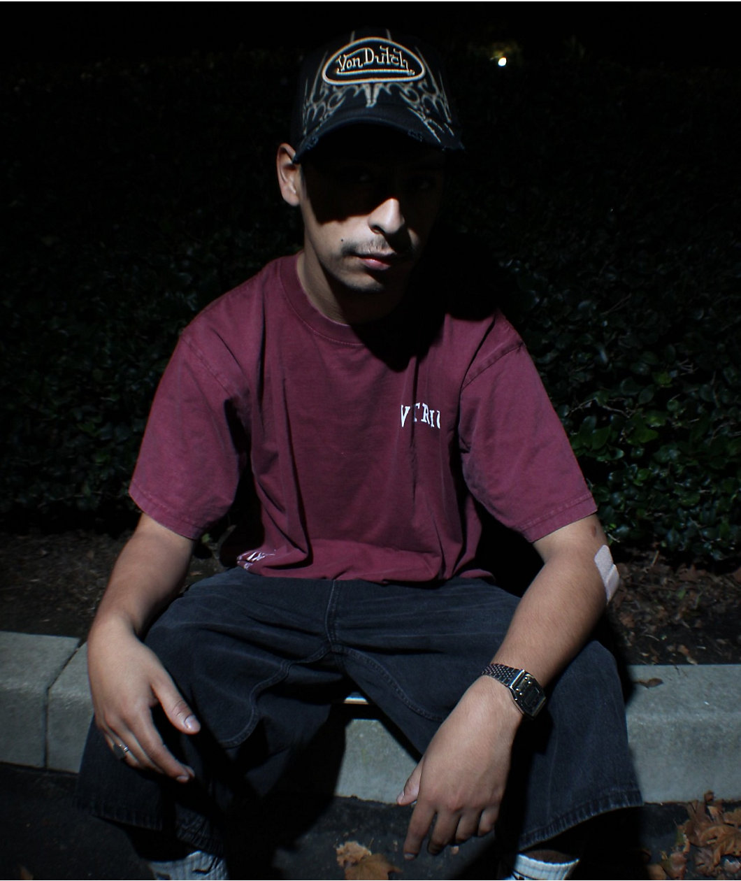 Von Dutch Bleached Black Trucker Hat