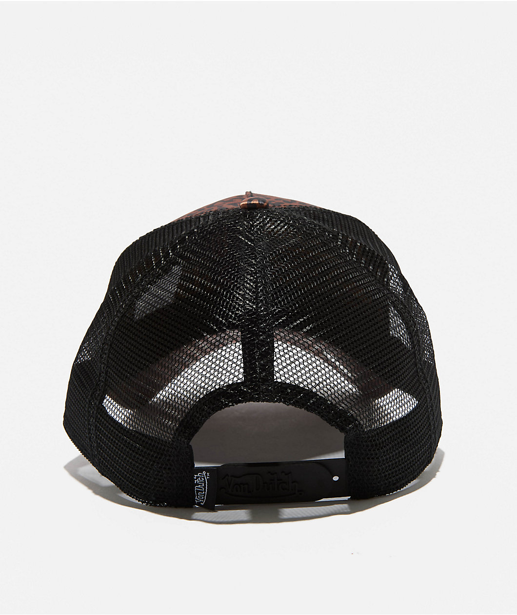 Von Dutch Cheetah Satin Trucker Hat