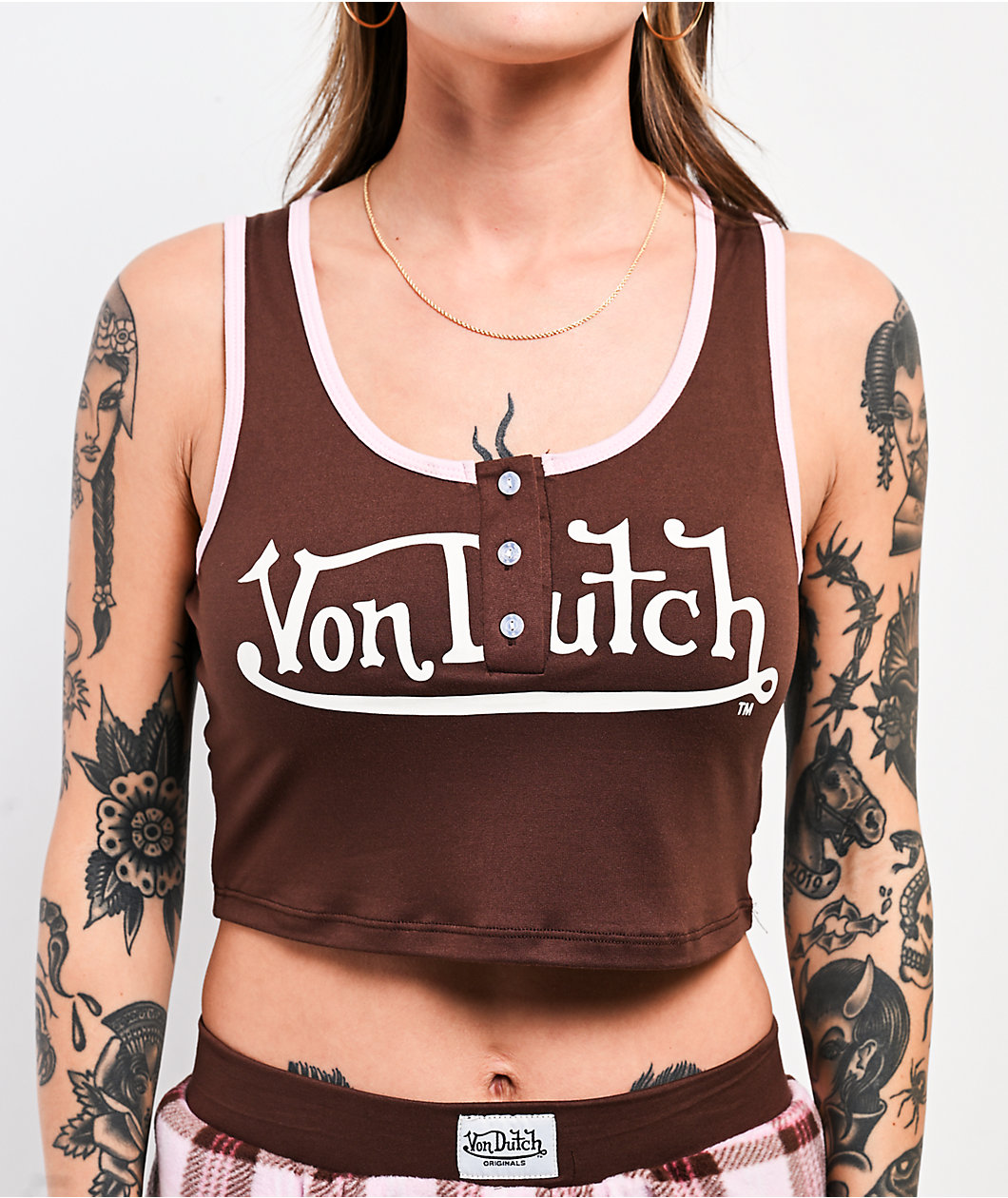 Von Dutch Chocolate Jersey Lounge Set