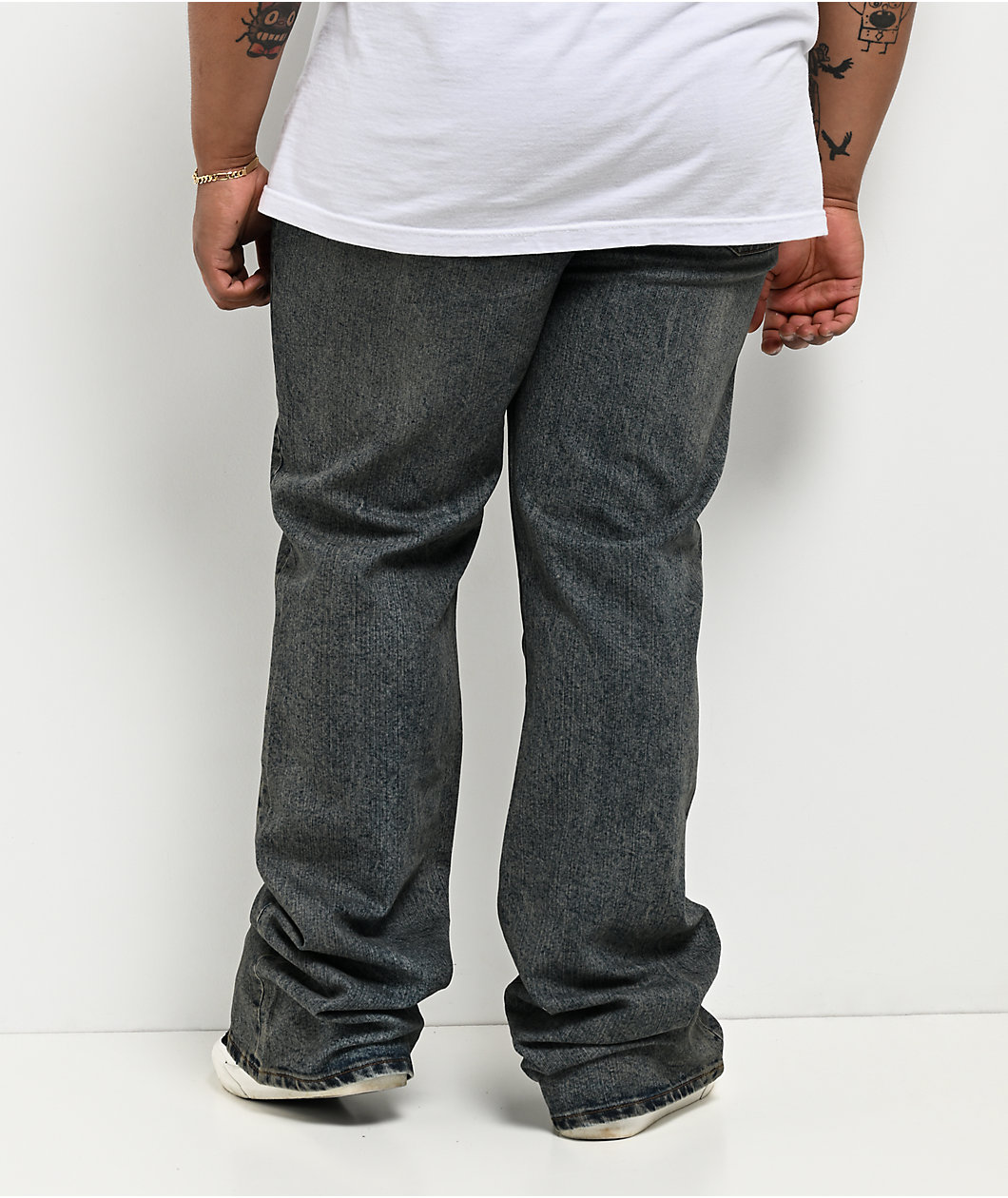 Von Dutch Clutch Stacked Flare Jeans