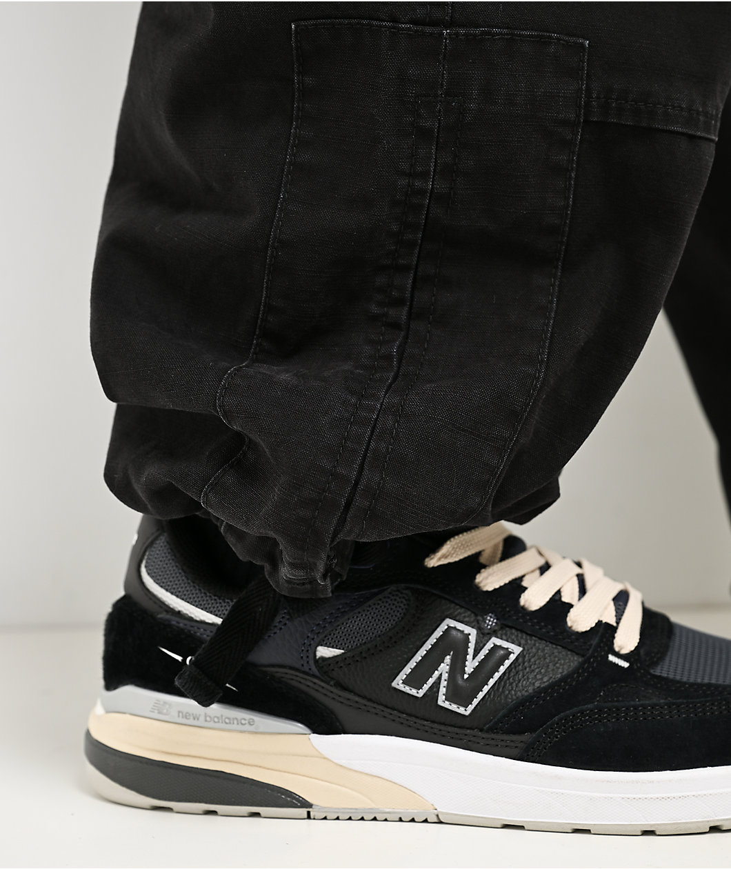 Von Dutch Commander Black Cargo Pants
