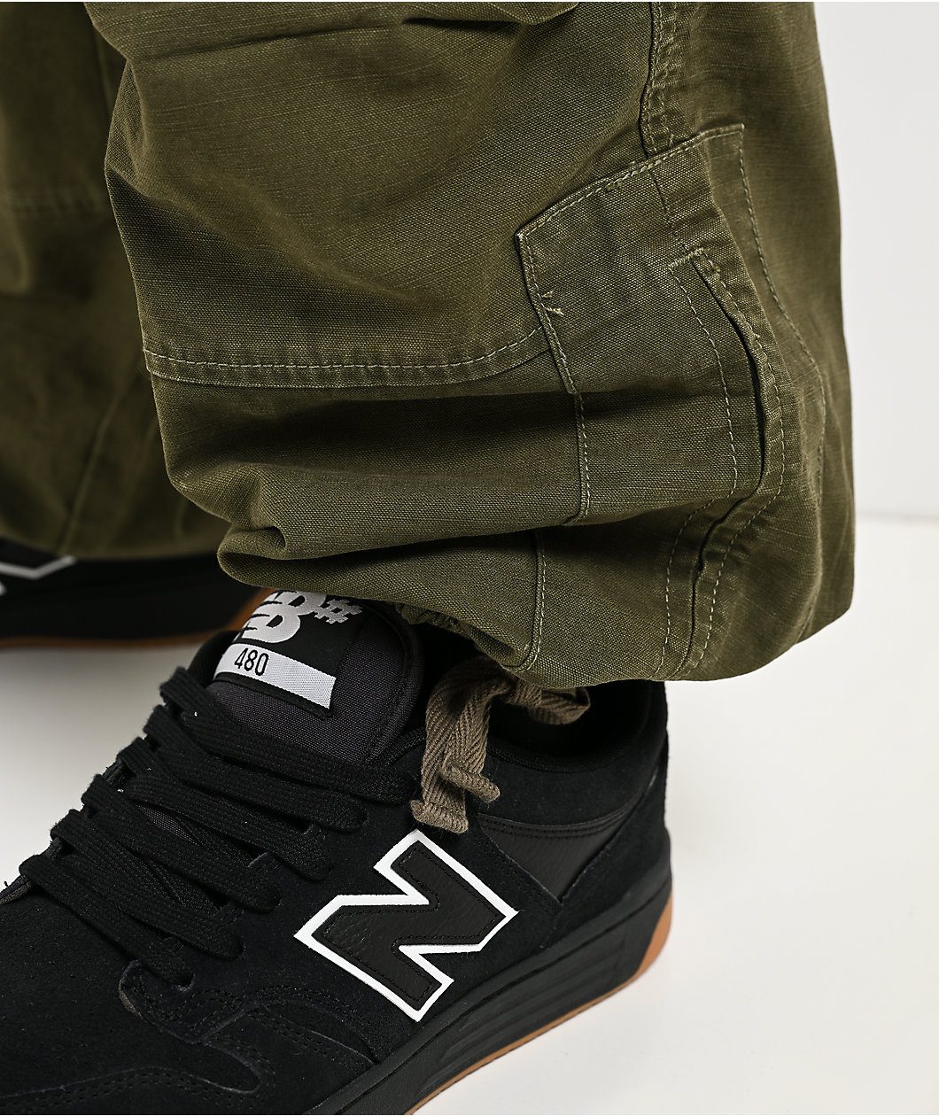 Von Dutch Commander Green Cargo Pants