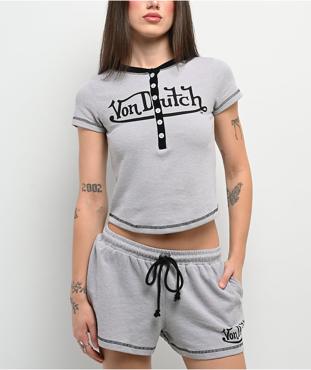 Von Dutch Grey Thermal Lounge Set