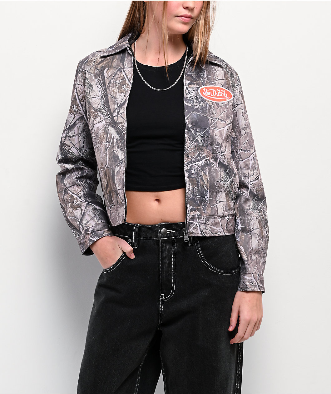 Von Dutch Mechanical Camo Work Jacket