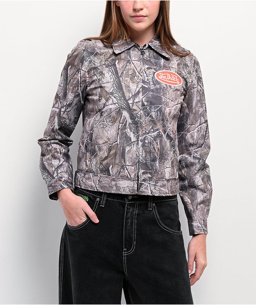 Von Dutch Mechanical Camo Work Jacket