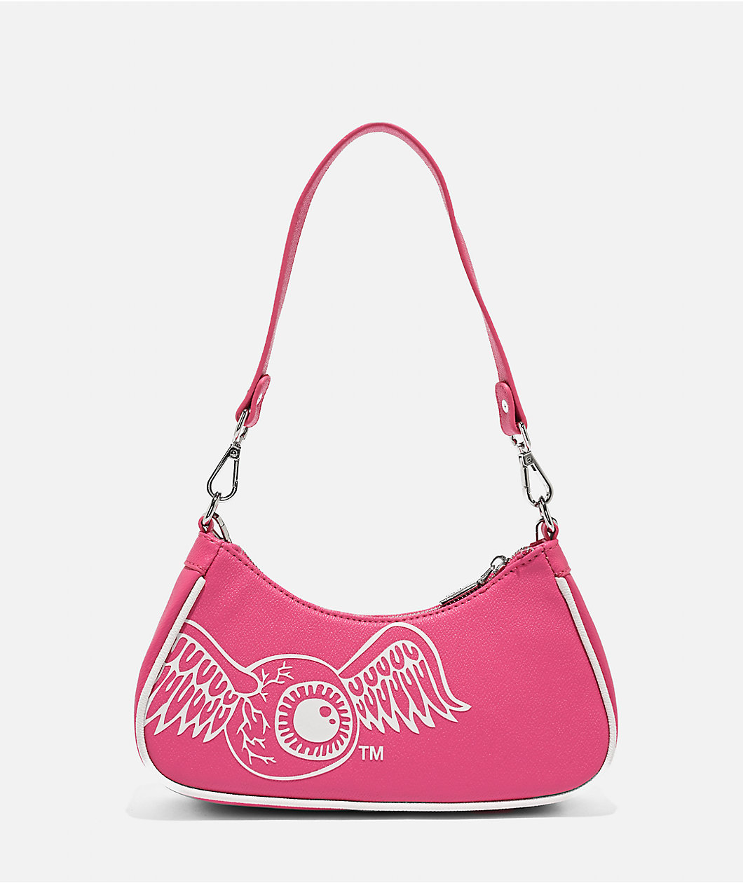 Von Dutch Pink & White Shoulder Bag