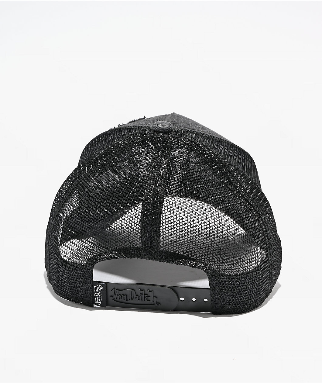 Von Dutch Roadworn Black Trucker Hat