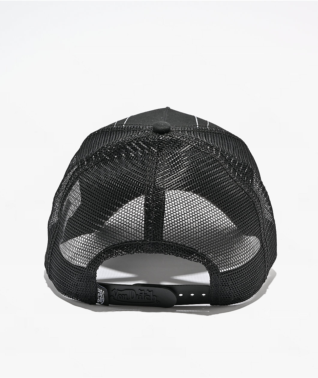 Von Dutch Stakes Black Trucker Hat