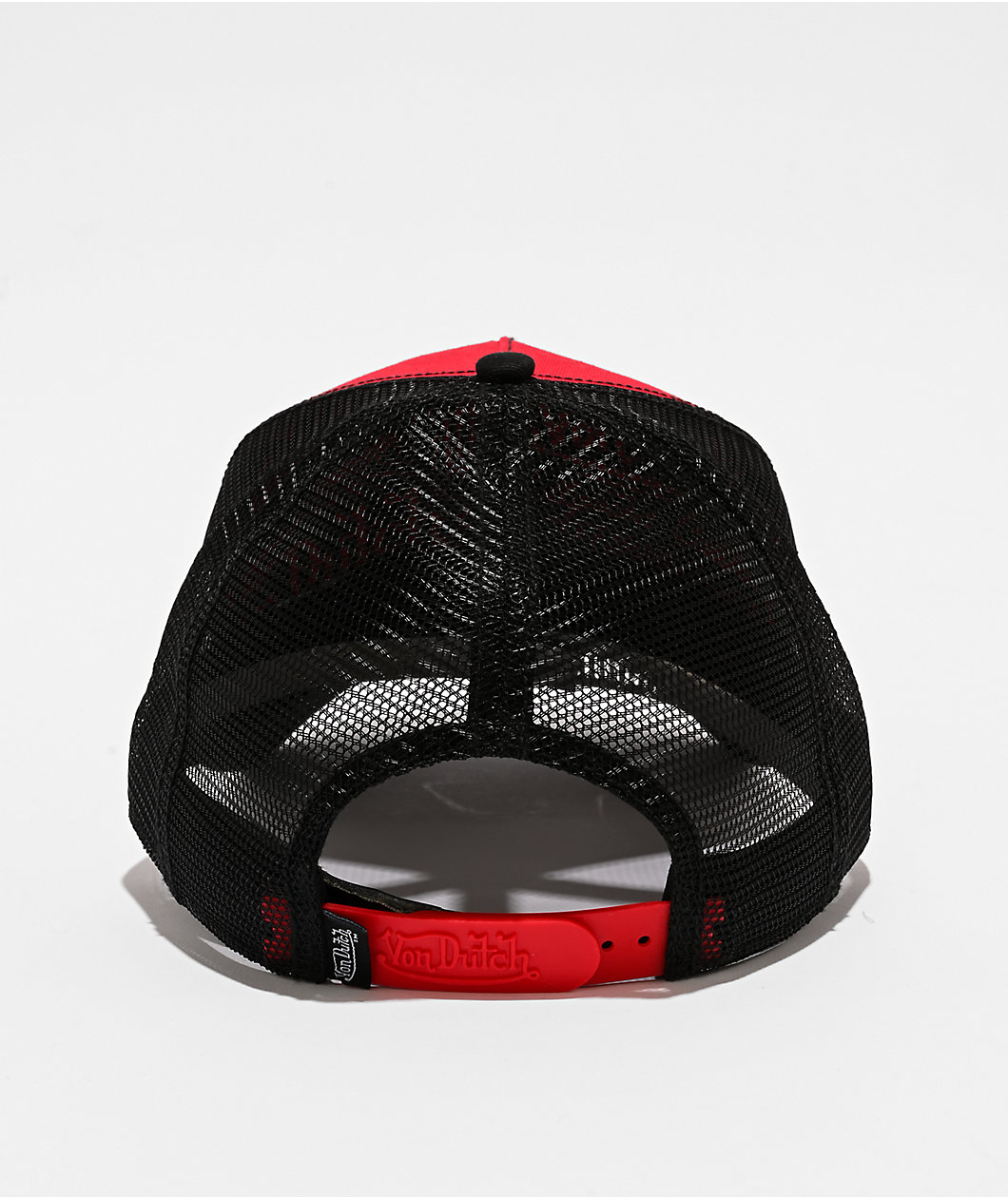 Von Dutch Staple Black & Red Trucker Hat