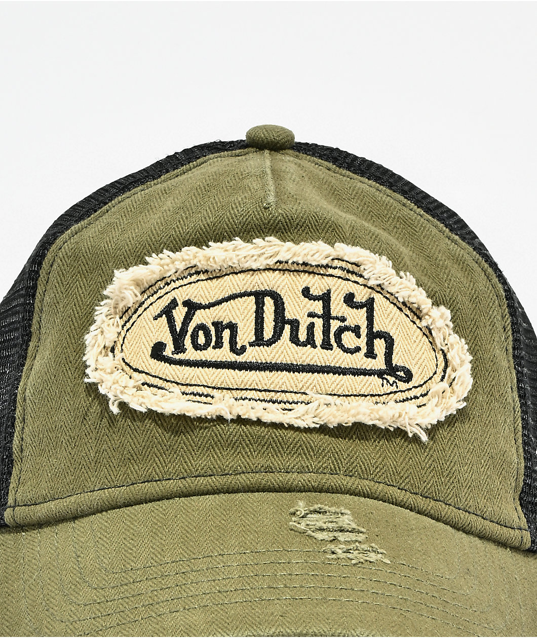 Von Dutch Vintage Green Trucker Hat