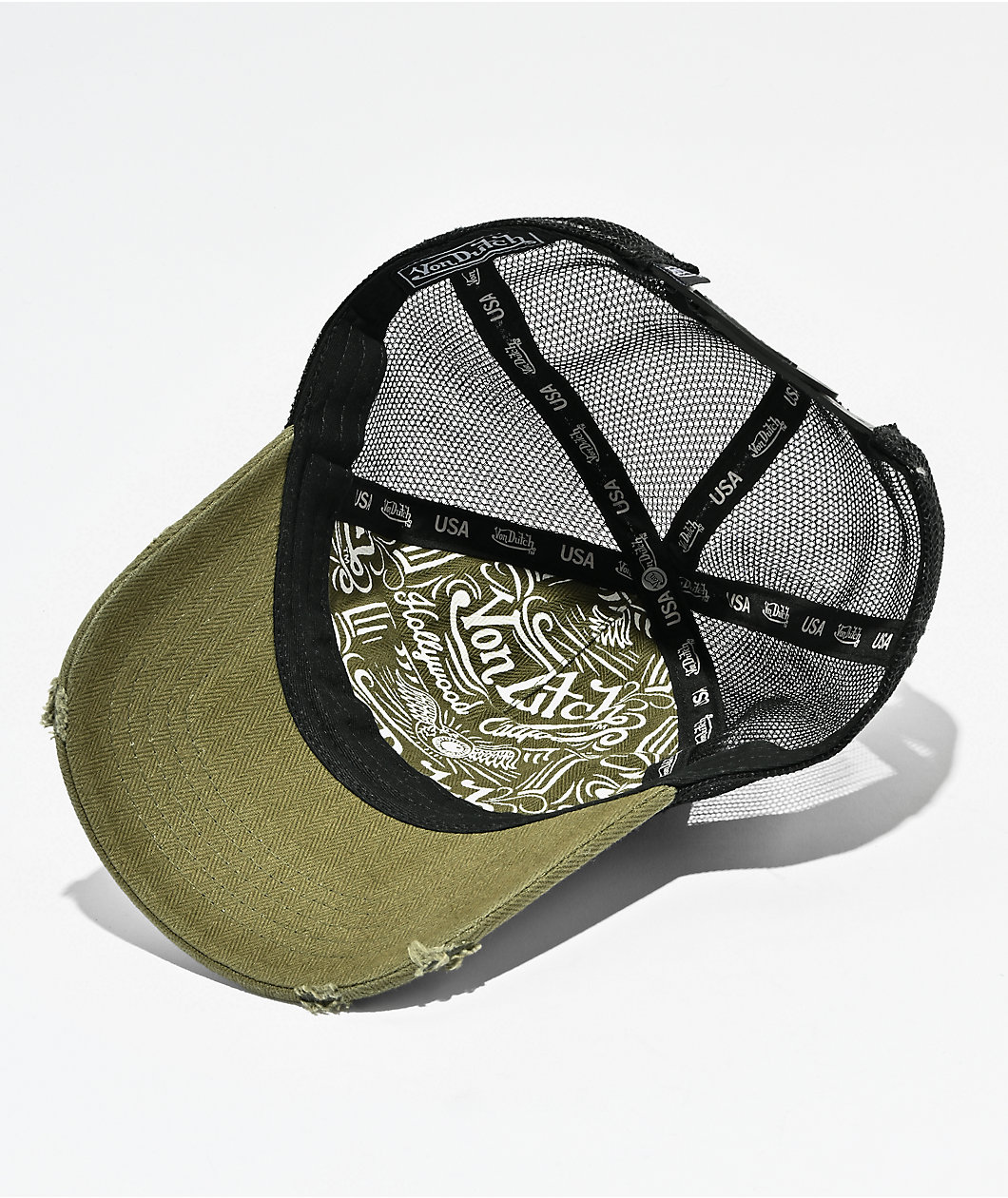 Von Dutch Vintage Green Trucker Hat