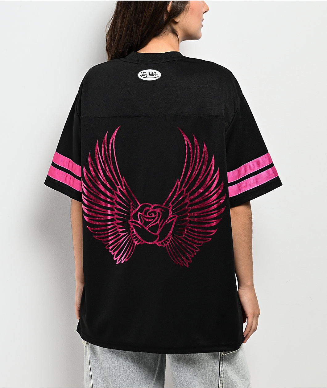Von Dutch Wings Black Jersey