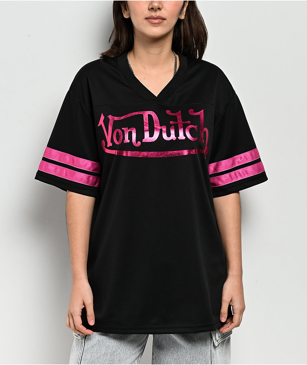Von Dutch Wings Black Jersey