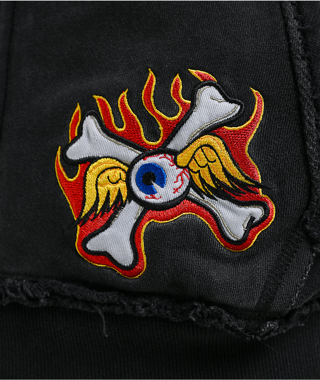 Von Dutch X Broken Promises Wild Ride Black Wash Zip Hoodie