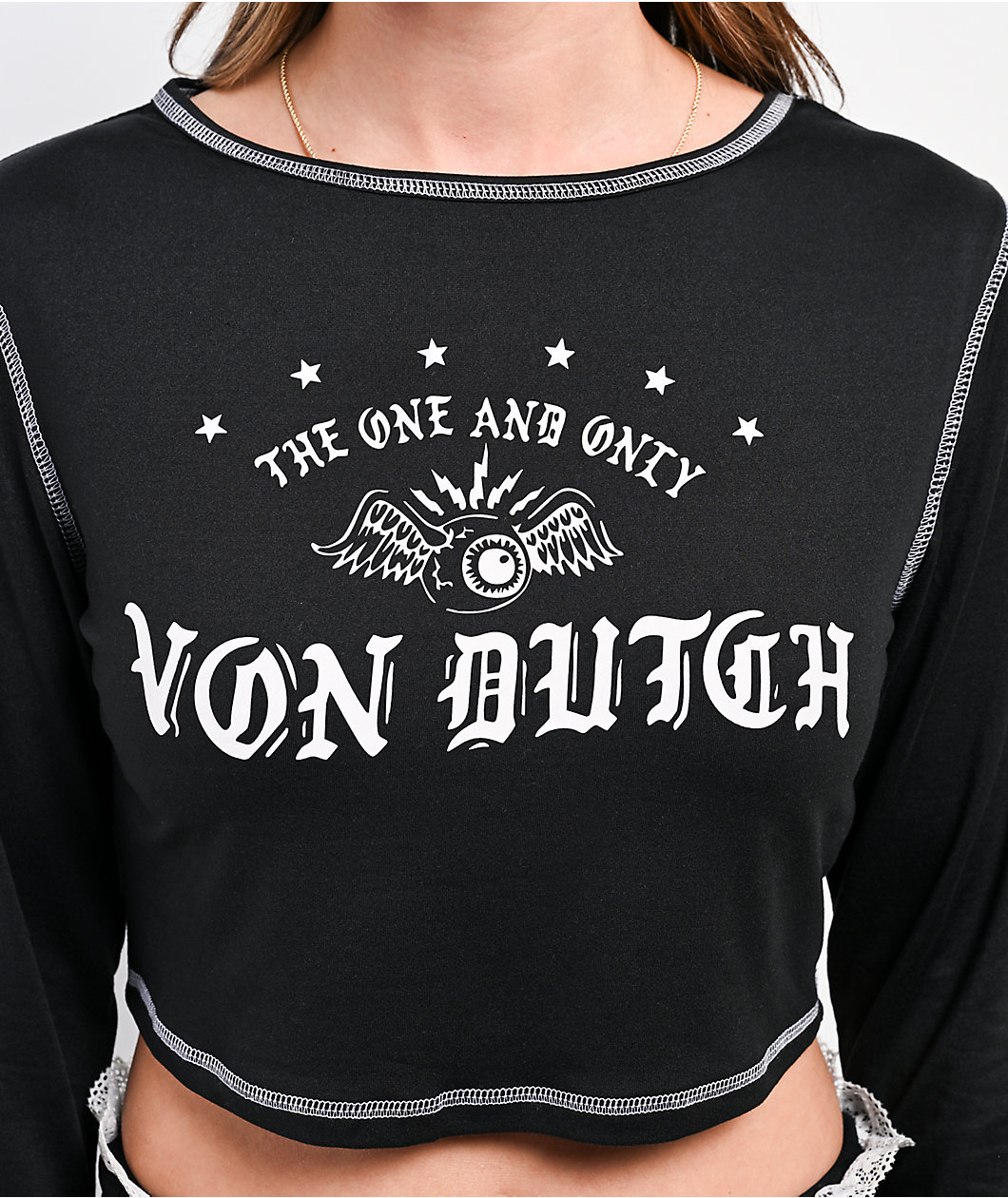 Von Dutch Yummy Black & White Lounge Set