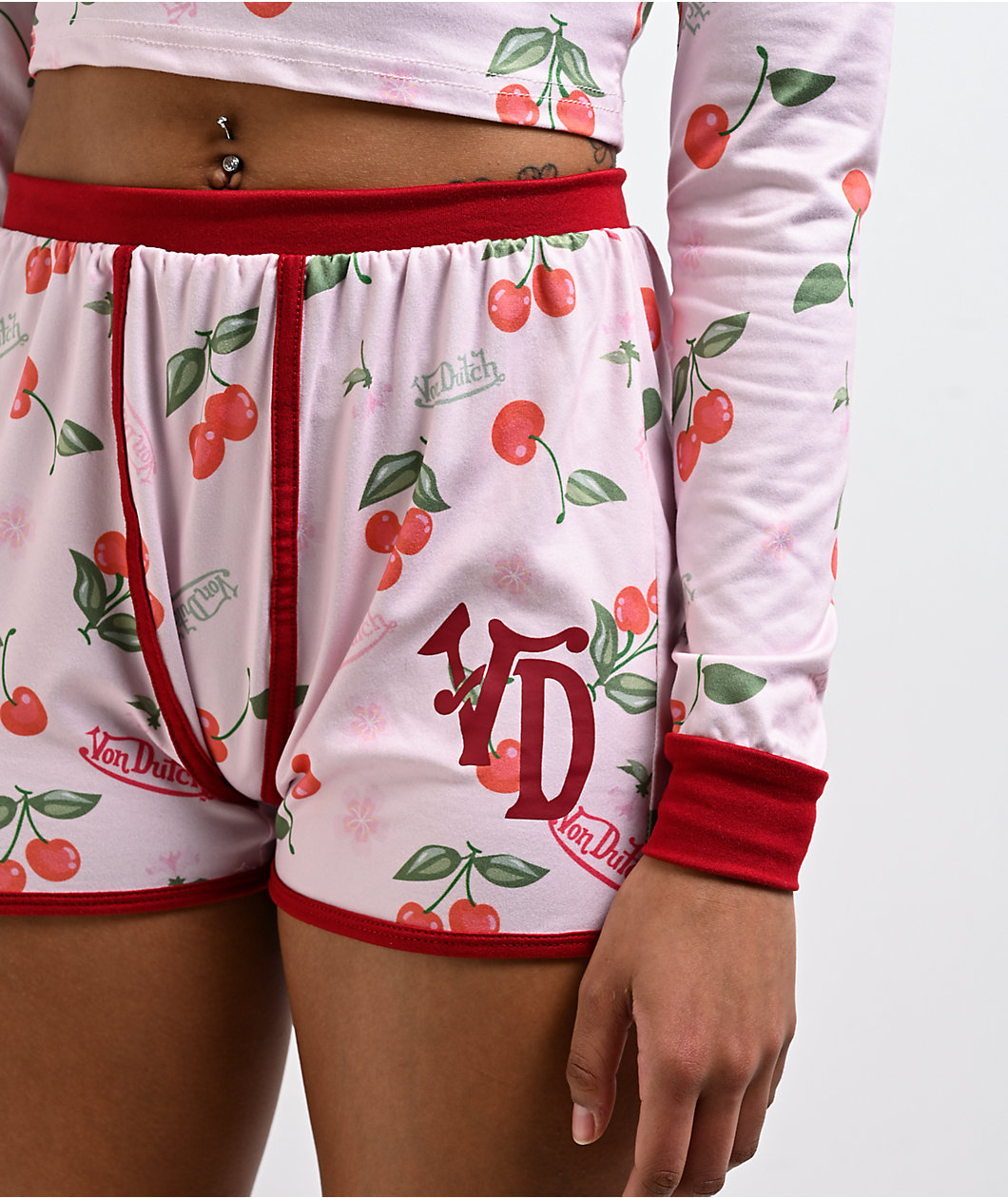 Von Dutch Yummy Cherry Pink Lounge Set