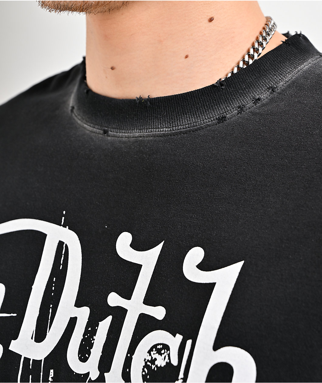 Von Dutch x Broken Promises Disorderly Black Wash T-Shirt