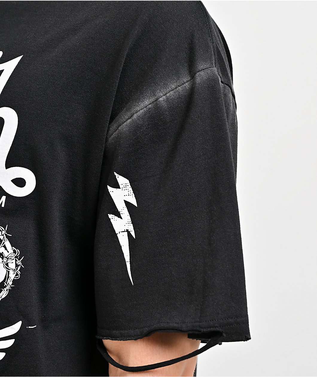 Von Dutch x Broken Promises Disorderly Black Wash T-Shirt