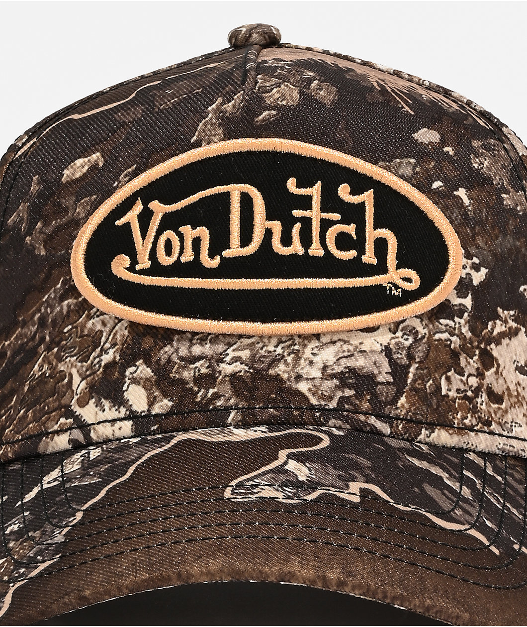 Von Dutch x Realtree Excape Green Camo Snapback Hat