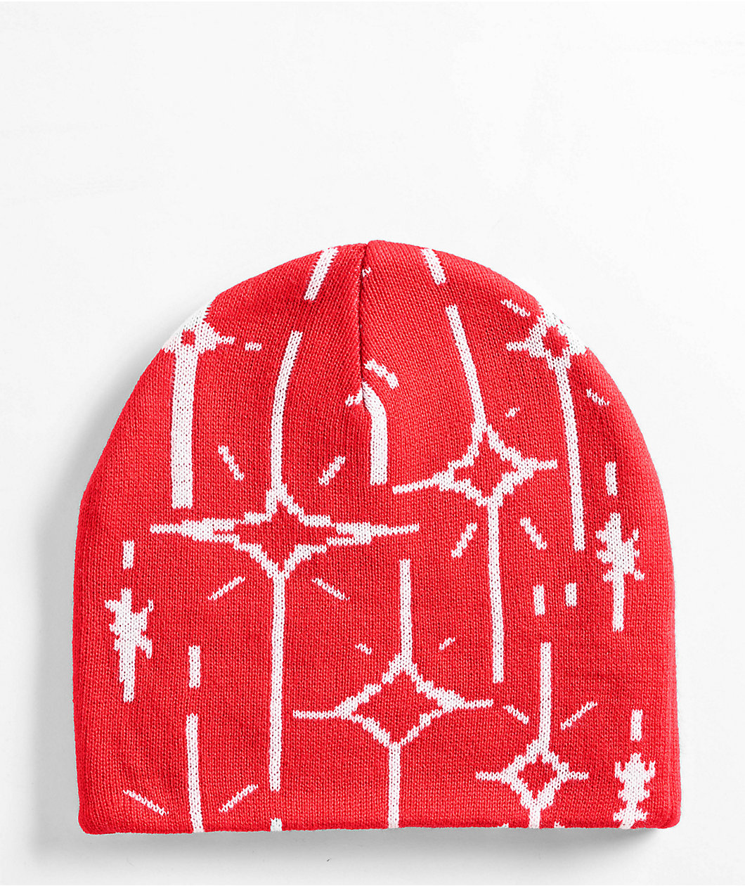 WHADAFUNK Bling Red Beanie