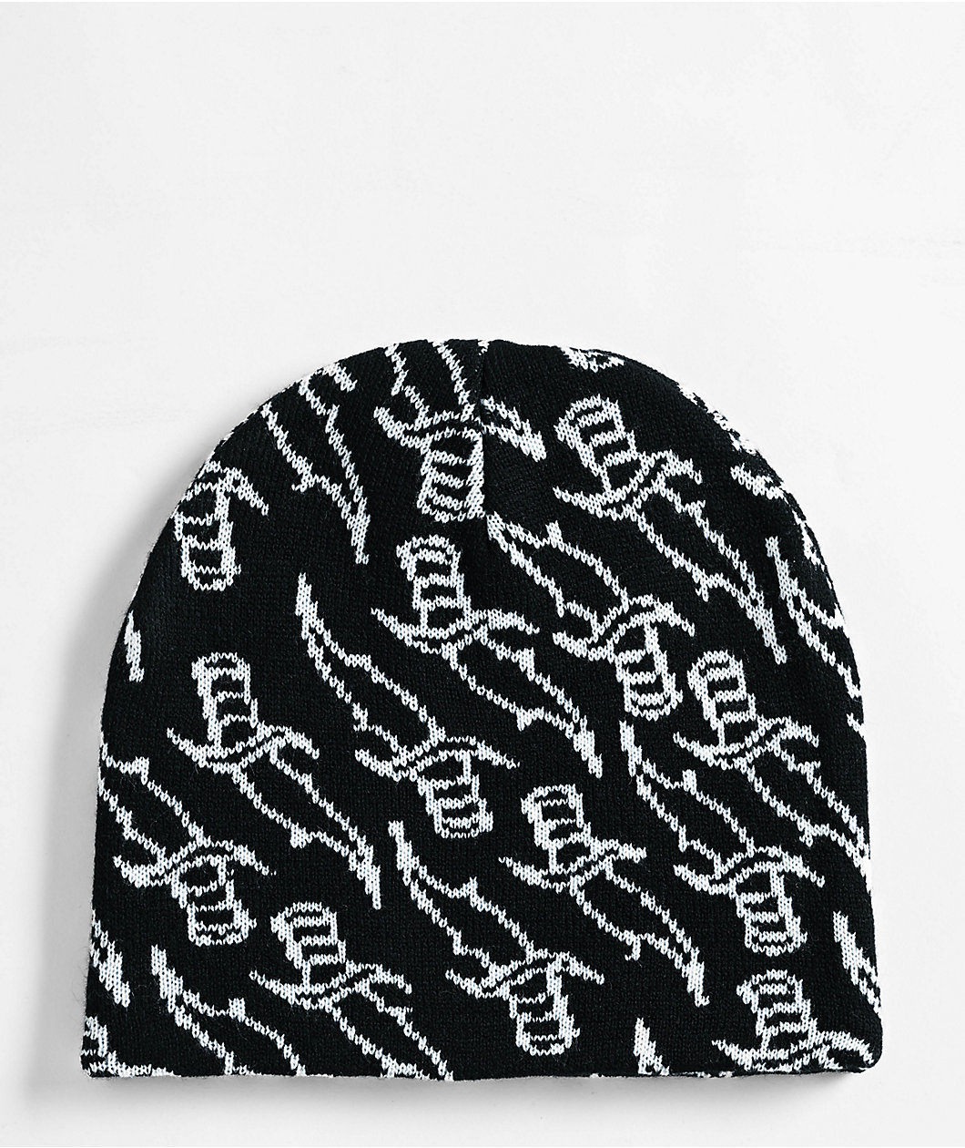 WHADAFUNK Daggers Black Beanie