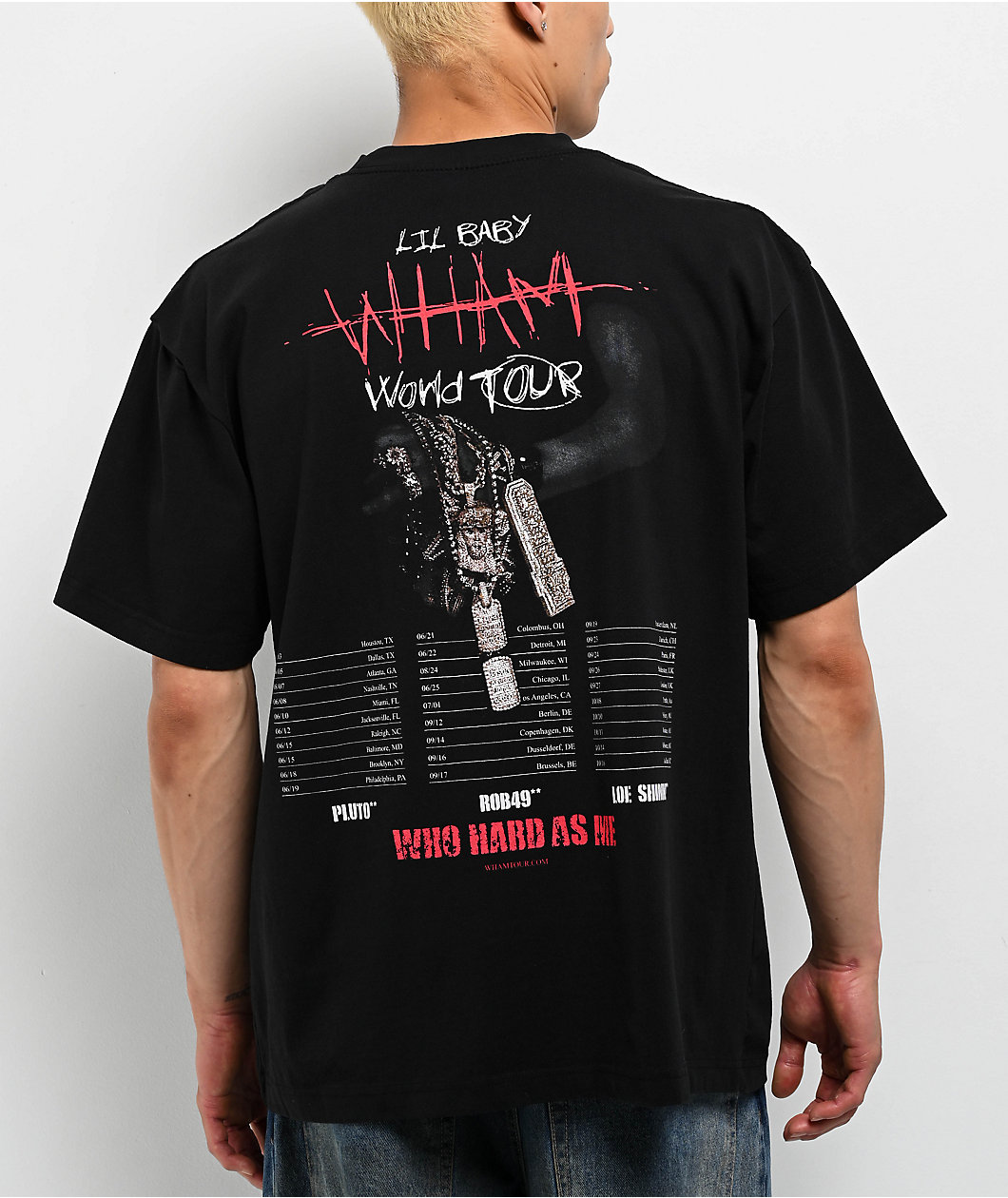 WHAM! by Lil Baby Tour Black T-Shirt