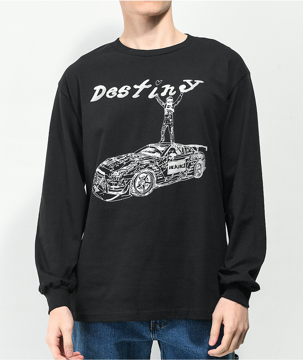 WKND Destiny Black Long Sleeve T-Shirt