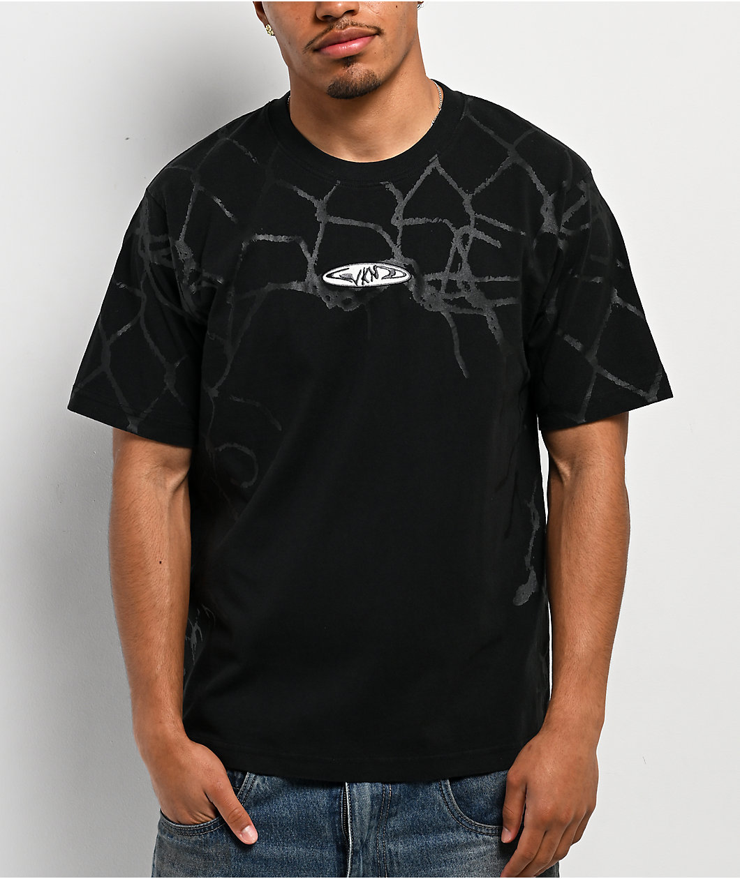 WKND Fishbone Barbwire Black T-Shirt