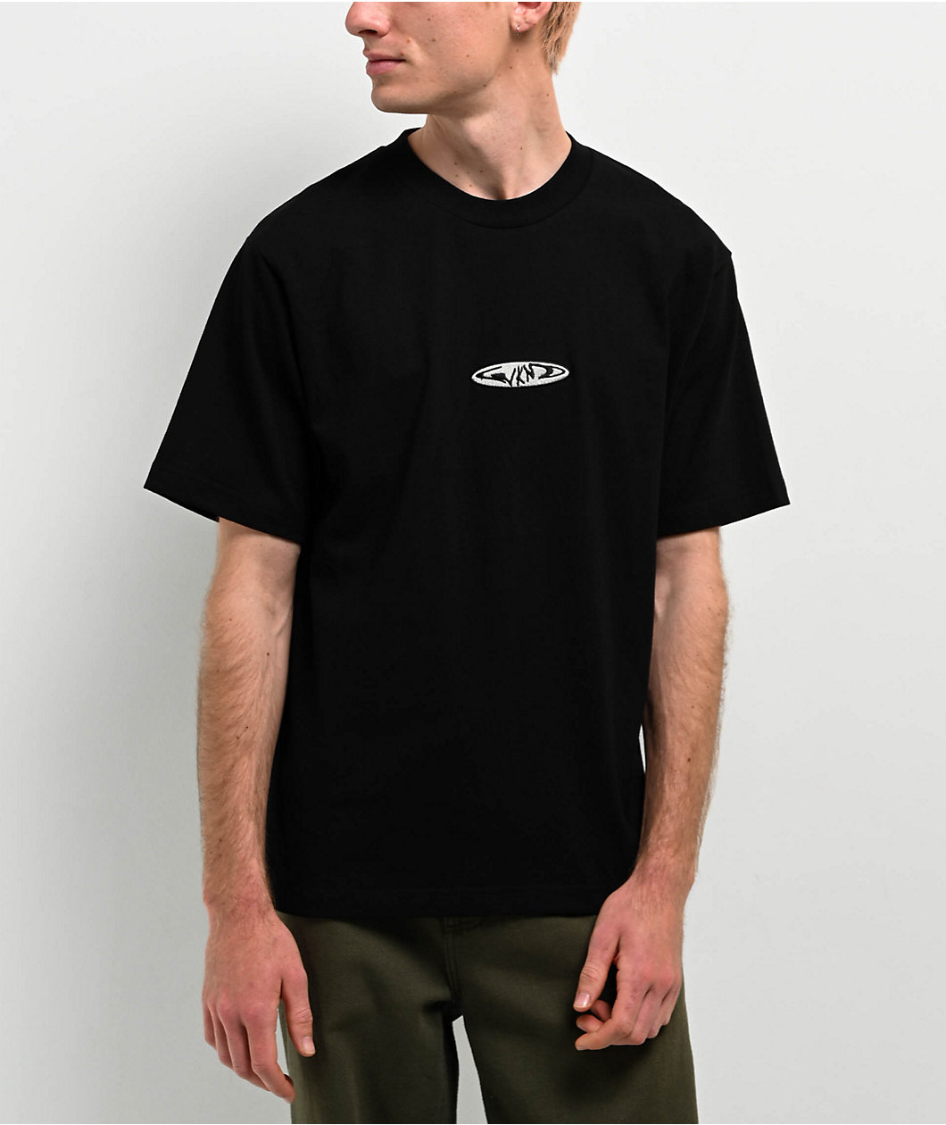 WKND Fishbone Emblem Black T-Shirt