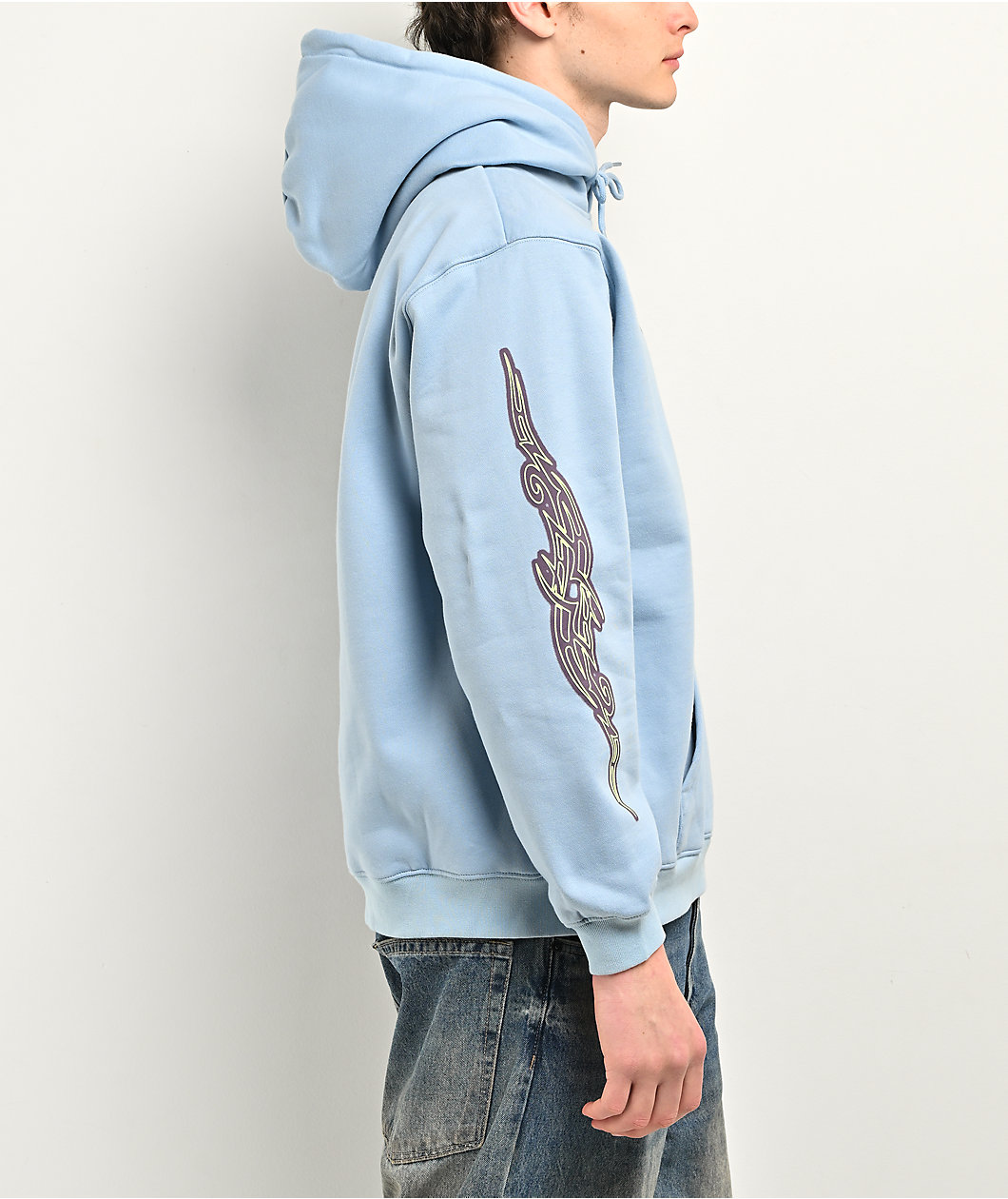 WKND Huldra Script Light Blue Hoodie