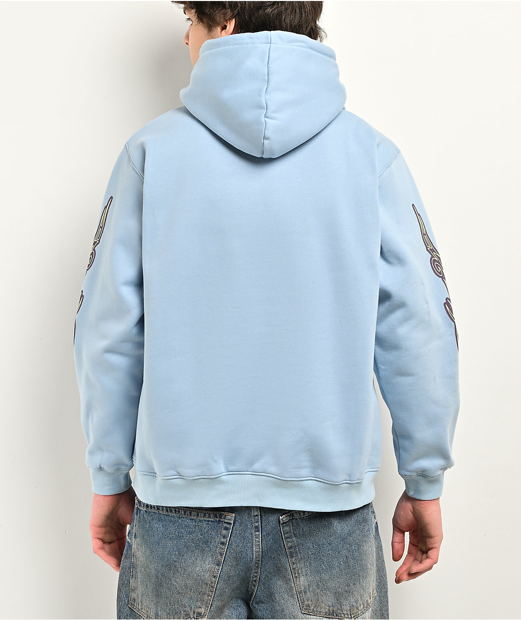 WKND Huldra Script Light Blue Hoodie