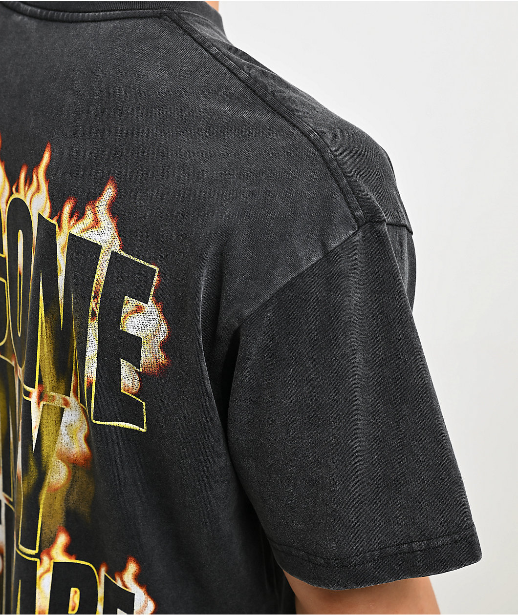 WWE Kane Worst Nightmare Black Wash T-Shirt